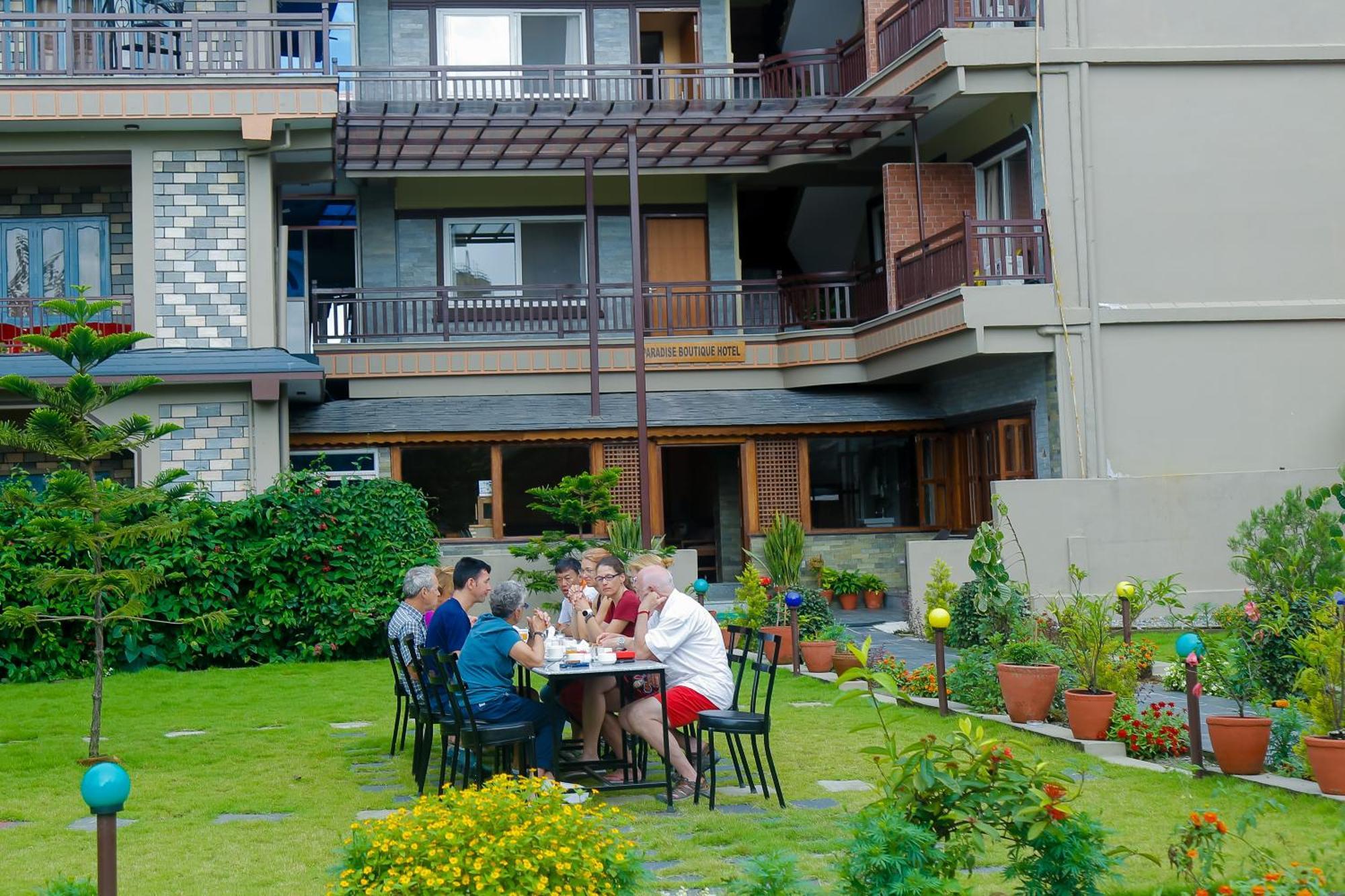 Paradise Boutique Hotel Pokhara Kültér fotó